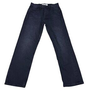 Mother Superior The Tomcat Black Jean Women's Button Fly Denim Pants Sz 27 NWOT